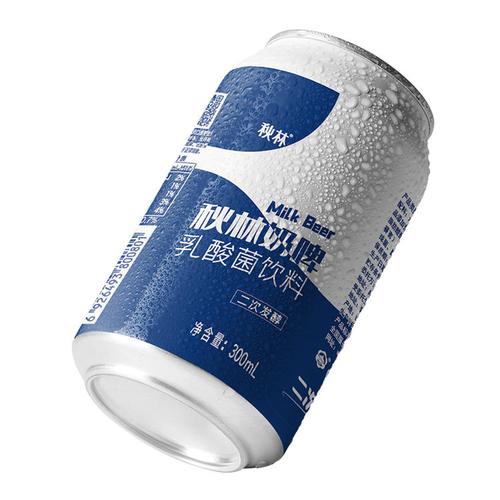 秋林奶啤乳酸菌风味发酵含乳饮料 网红饮品 300ml*6整箱 工厂直营